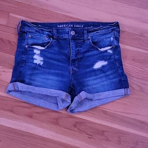 Size 12 AMERICAN EAGLE SHORTS navy blue